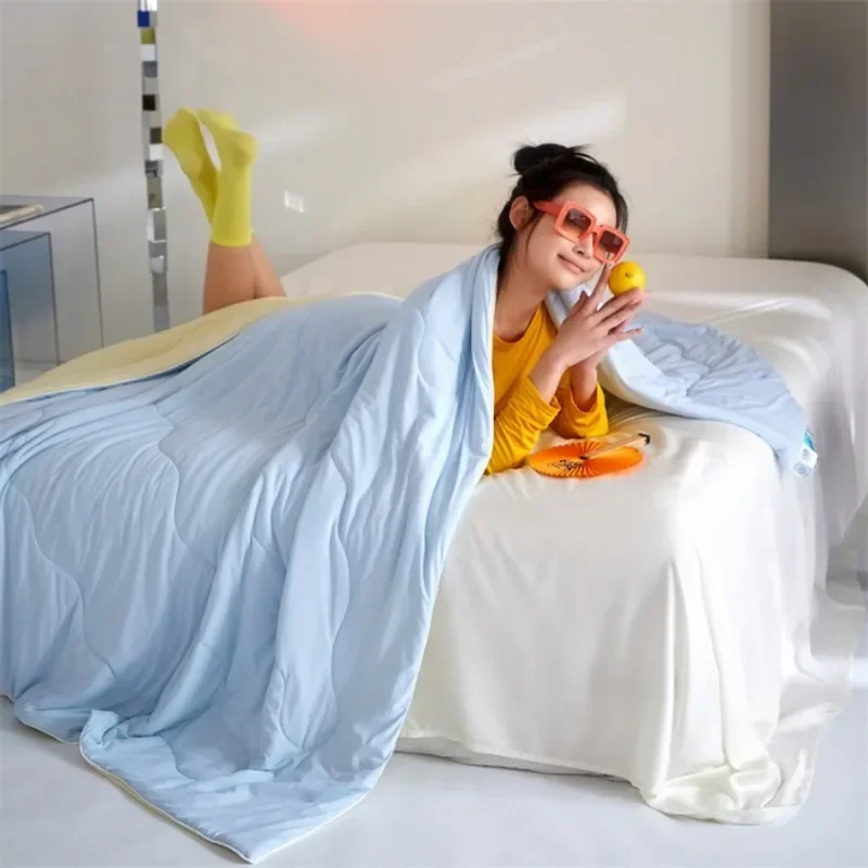 

Universal Use Single/Double Bed Quilt for Spring, Summer & Autumn Comfort