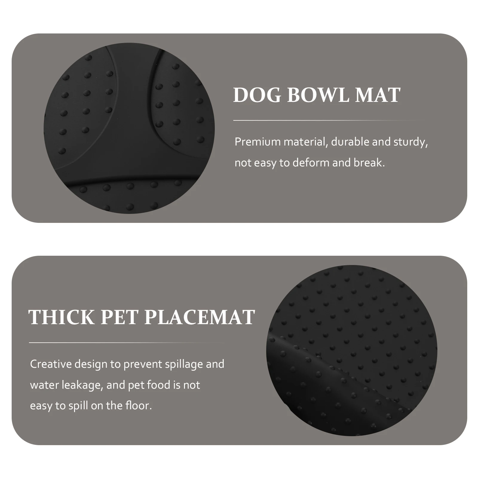 

Anti-Leak Placemat Thick Insulated Reusable Bite-Resistant For Indoor Floor Use Dog Cat Cushion Slow Eating Feeding Accessory