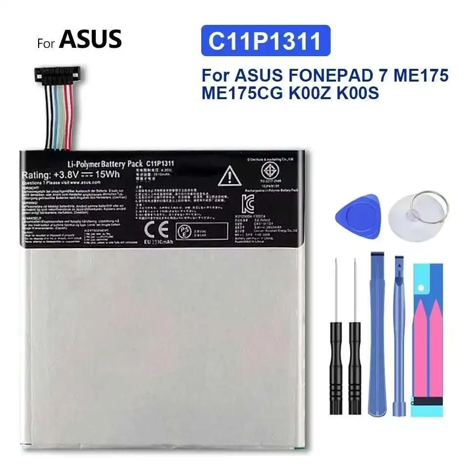 

C11P1311 3910 мАч для Asus Memo Pad HD 7 ME175KG Dual Sim HD7 ME175 Легкий аккумулятор для планшета