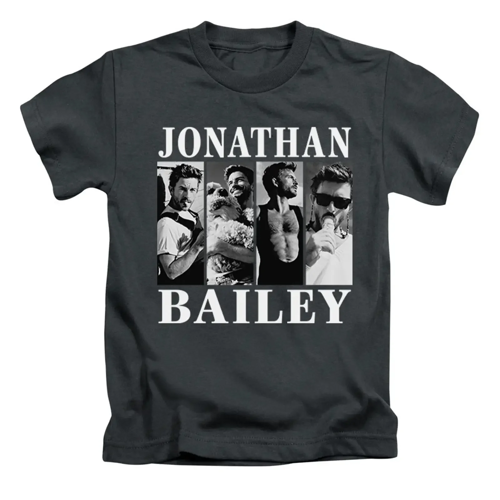 Boxen Design Jonathan Bailey Erwachsene T Shirt Fun Schauspieler Motto Top Neu vintage Washed Unisex homme Slightly streetwear