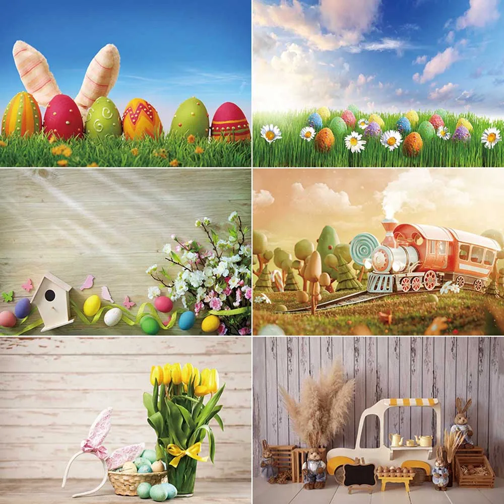 MOON.QG Easter Day Photography Background Wooden Wall Tulip Rainbow Photocall Backdrop Baby Photo Studio Photozone Accessories