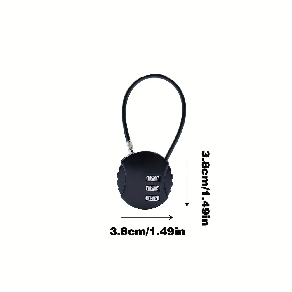 Zamek szyfrowy na druty, kłódka do szafek na siłownię, zamek do koszyka samochodowego, zamek na kask, zamek do łóżka, zamek studencki, zamek do torby, zamek do bagażu, mini mały zamek dla dzieci.
