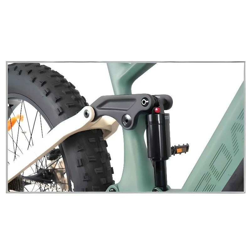 BR 26-Inch Carbon Fiber Frame Electric Bike Central 48V 750W Brushless 9-Speed 15AH Lithium Battery Tektro Hydraulic Disc Brake