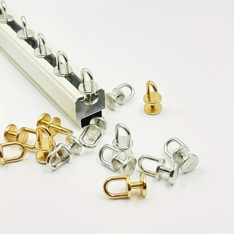 30pcs Zinc Alloy Curtain Track Rollers Rustproof Wear Resistant Metal Pulleys Sliding Gliders Hooks Straight Curved Rail Univers