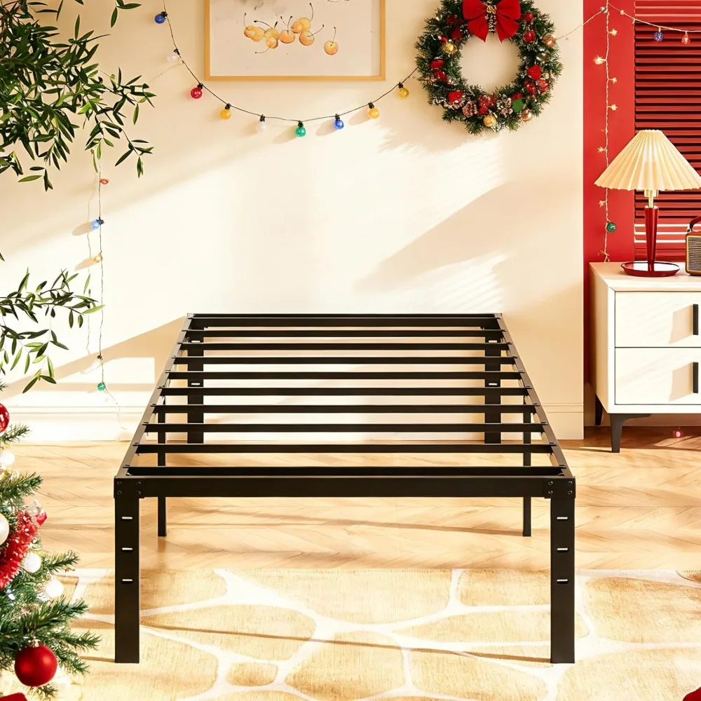 

Каркас кровати 14 дюймов, прочная металлическая платформа, не требует пружинного блока, надежная стальная решетка, простая сборка, на заказ