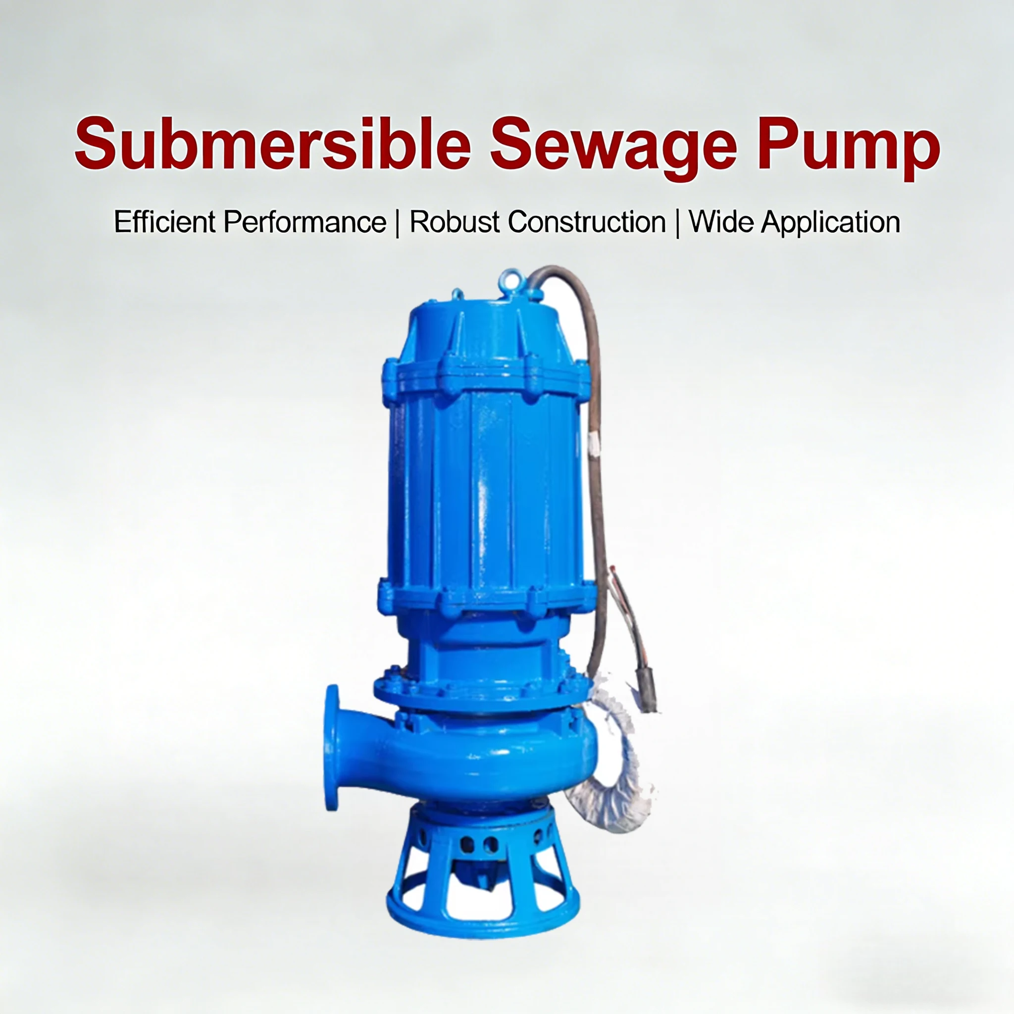 SS304/316 Submersible Sewage Pump Anti-Corrosion Non-Clog