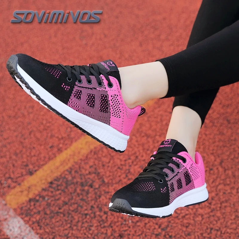 New Sneakers Women Casual Shoes Fashion Breathable Walking Mesh Flat Shoes Women 2024 Tenis Feminino White Ladies sports Shoes