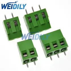 10PCS Terminal KF128-5.08-2P 3P KF128-3P/2P 300V 10A Screw 2/3Pin 5.0mm Straight Pin PCB Screw Terminal Block Connector 22-12AWG