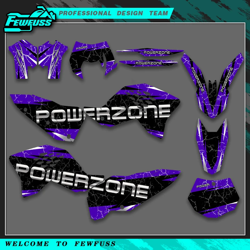 

Графические наклейки Fewfuss, наклейки для мотоцикла, индивидуальный номер для KTM SXF 2007 2008 2009 2010 EXC 2008 2009 2010 2011