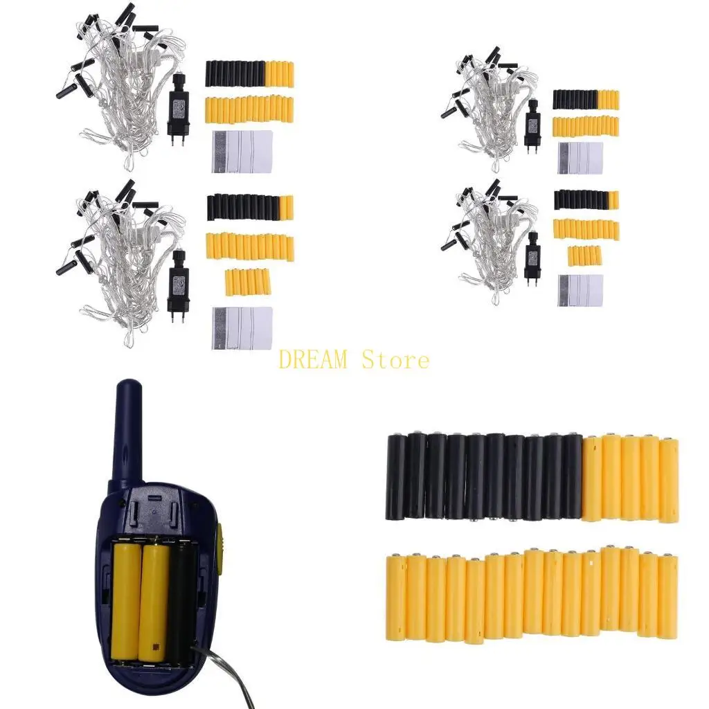 

EU/US/UK Plug 10-in-1 AA AAA Battery Replace 2x 3x AA AAA Batteries Power Adapter for Electric Toy LED Light best sale