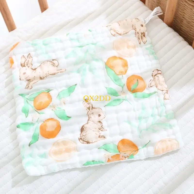 QX2D Multi Propósito Babero Feeding Bab Algodón Soft Algodón Diseño ergonómico 30x30 para niños pequeños activos