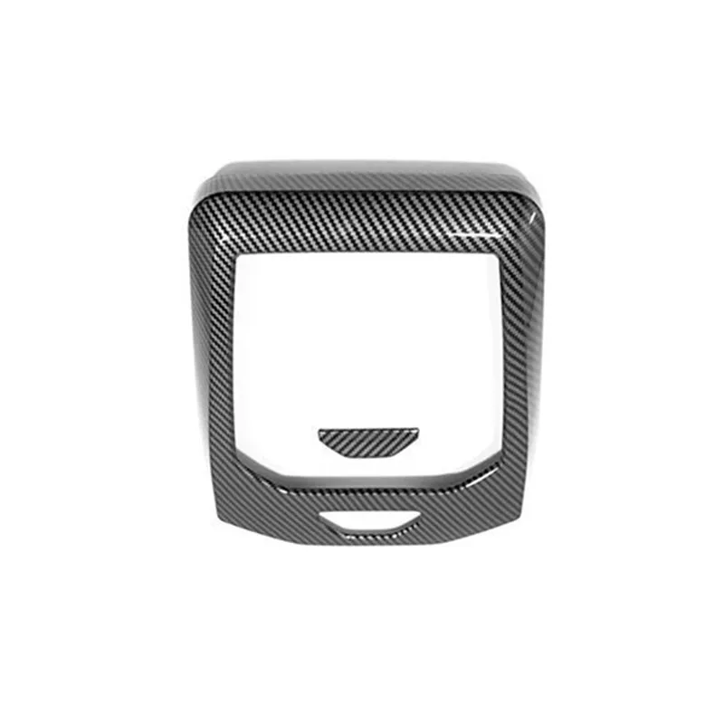 سيارة مركز شيفتر لوحة مركز غطاء الكسوة ABS مع ألياف الكربون نمط لسيارات BMW 5 سلسلة i5 G60 2024-2025