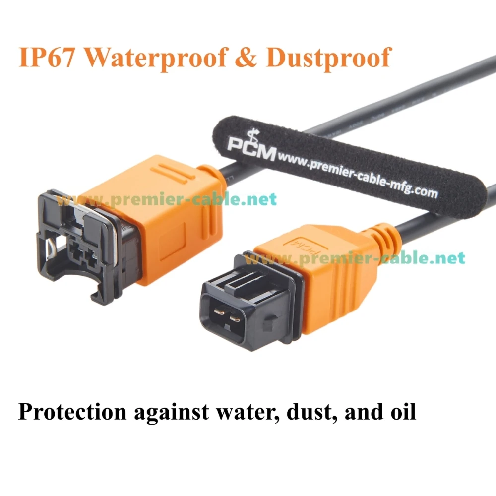 2-Pin JPT-Verlängerungskabel 106462-1 zu 282762-1 TE AMP Junior Power Timer Stecker-Buchse-Kabelbaum für Einspritzdüsen – Detail 5