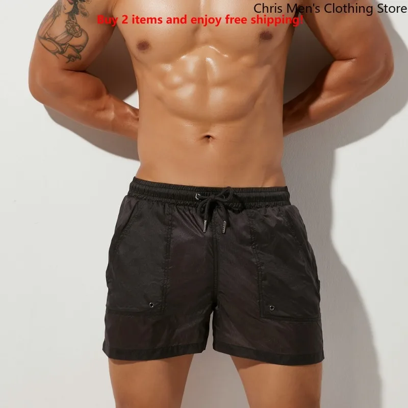 

【Star Style 】 Летние мужские повседневные шорты, тонкие дышащие и быстросохнущие мужские шорты для путешествий и фитнеса, двойные мужские шорты