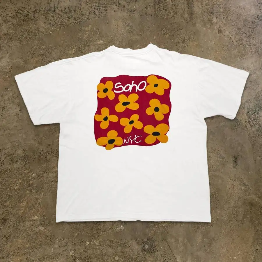 Charity Money Making Heavyweight Pure Cotton Short Sleeve T-Shirt Loose Fit Couple Style Casual Wear