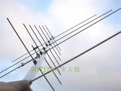 Antena amateur de doble banda de acero inoxidable, dispositivo UHF 7 elementsyagi de alta ganancia, 430M, 144M, radio HAM VHF145M yagi, Estación base Aérea