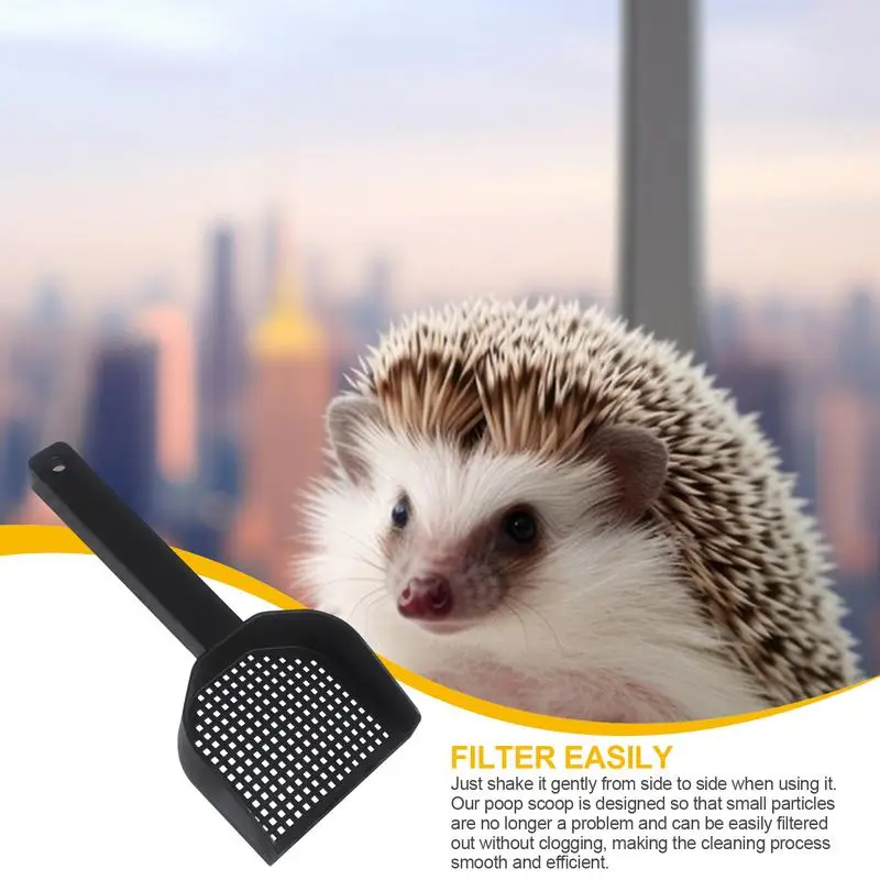 Cat Scooper For Litter Box Hangable Cat Scoop With Ergonomic Handle Efficient Cleaning Multifunctional Litter Cleaner Corner