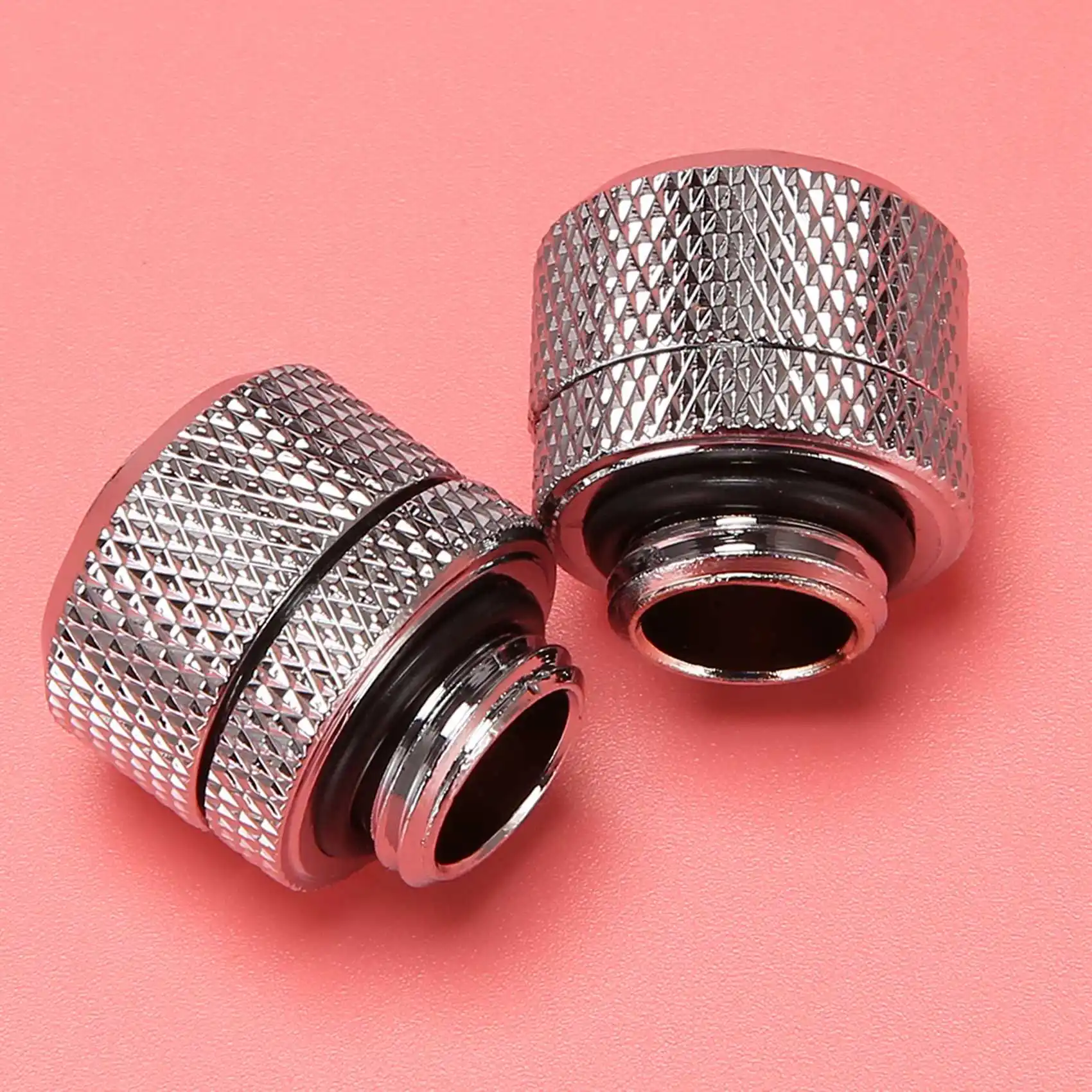 AT82-2Pcs Water Cooling Fittings G1/4 External Thread Pagoda For 9.5X12.7Mm Soft Tube Computer Cooling System Connector