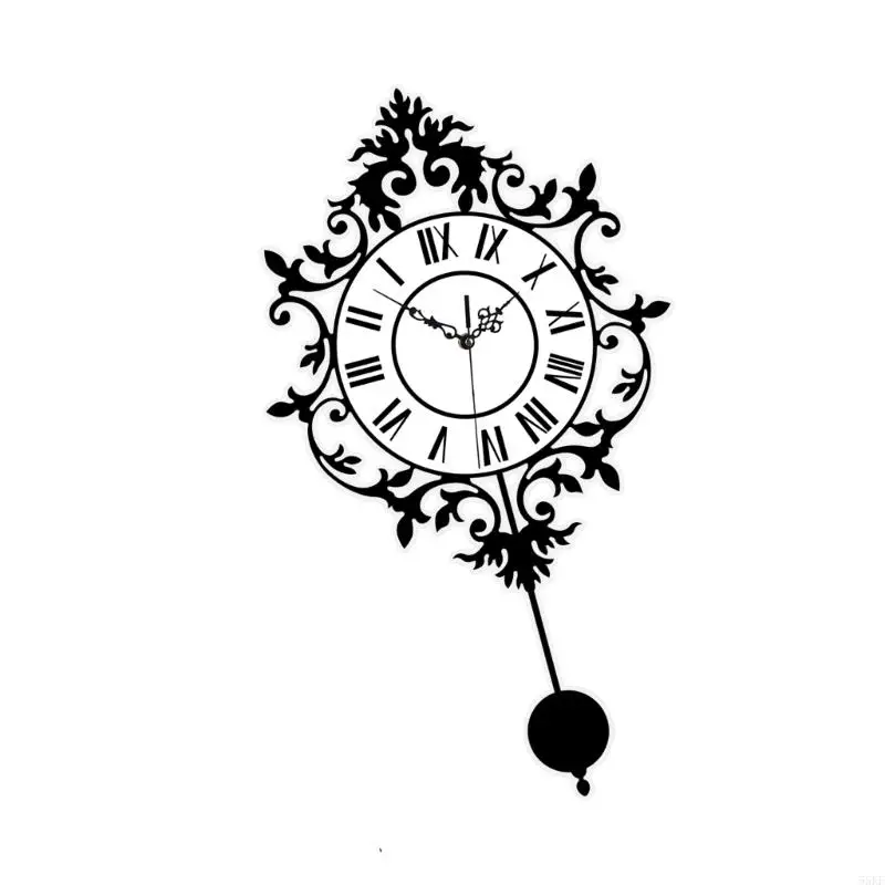 Wall Clock,Rustics Wall Clock Battery Operated Silents None Ticking Clock Decorative Clock for Kitchen,Bathroom,Living R 55KF