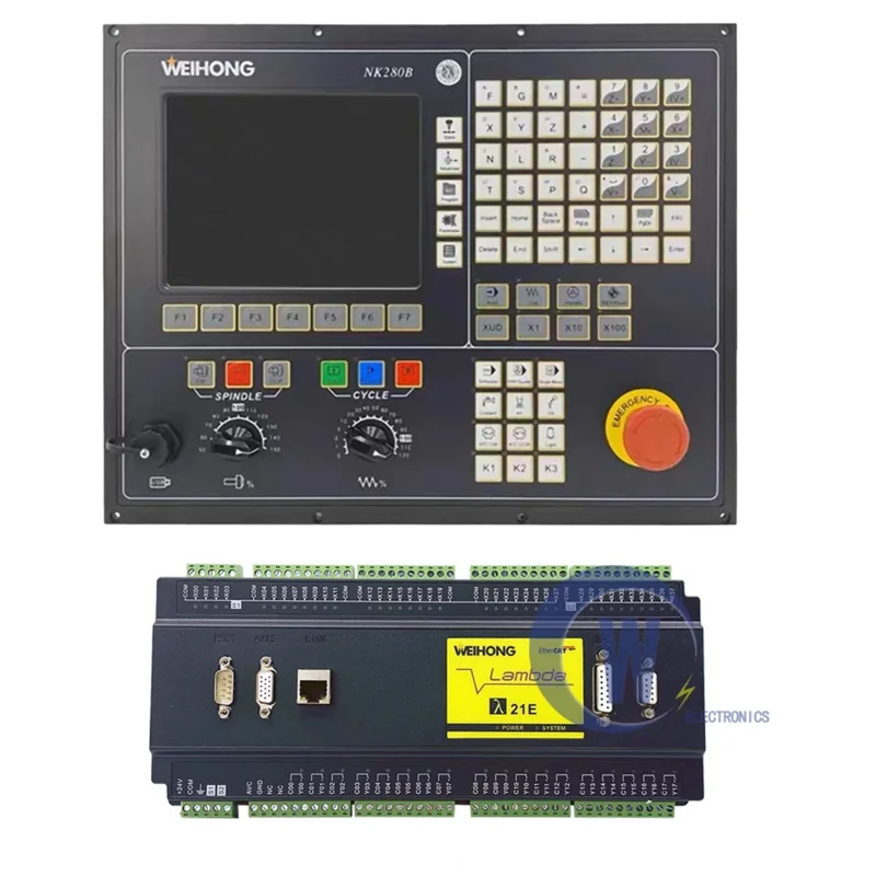 WEIHONG NK280B Controller Software NC Studio V10 3/4 Axis ATC Spindle Integrated Control System Bus CNC system Lambda 21E