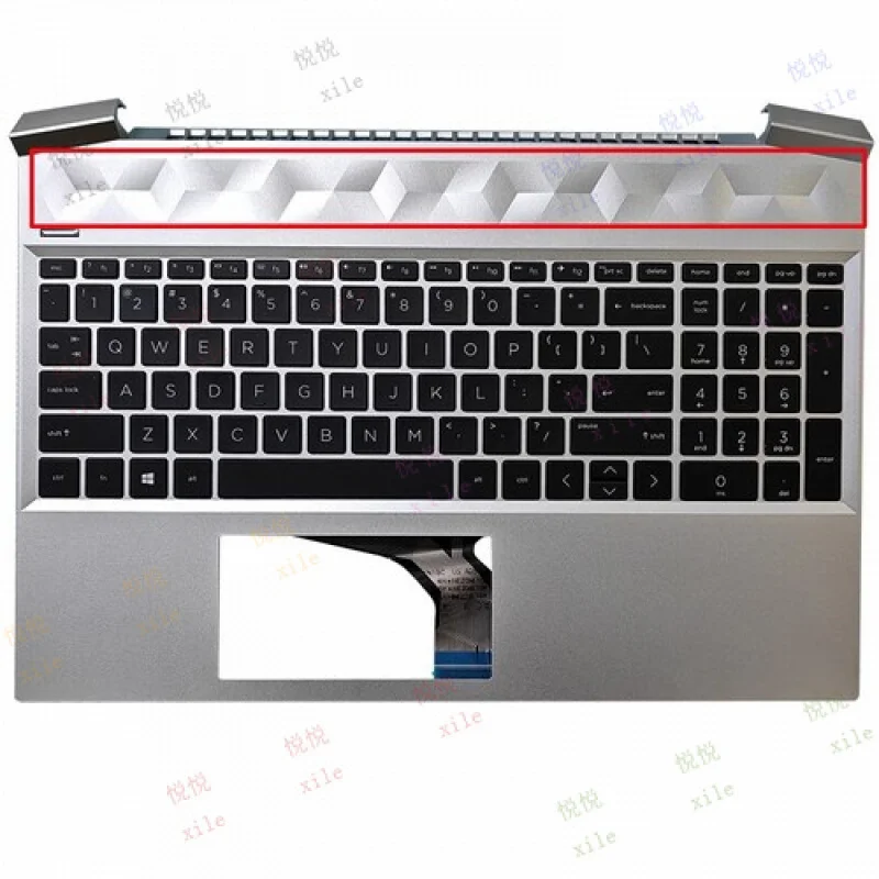 

L+ Silver Palmrest US with Keyboard for HP ZHAN 99 G2 G3 G4 TPN-Q229