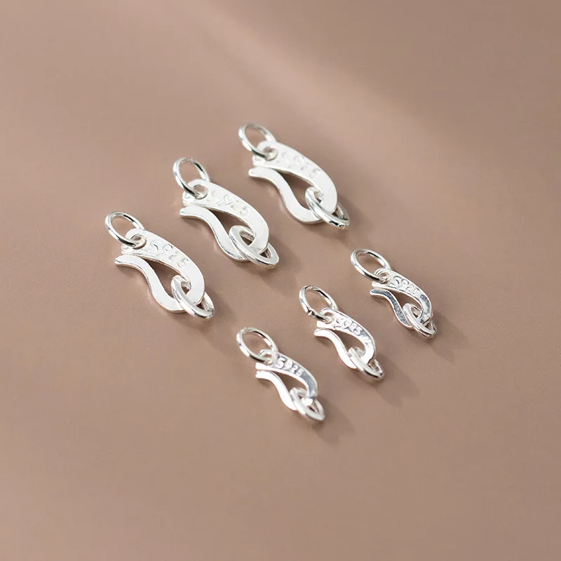 S925 스털링 실버 S자형 클래스프 연결장치 DIY - Jewelry Making In La 리뷰 및 가격