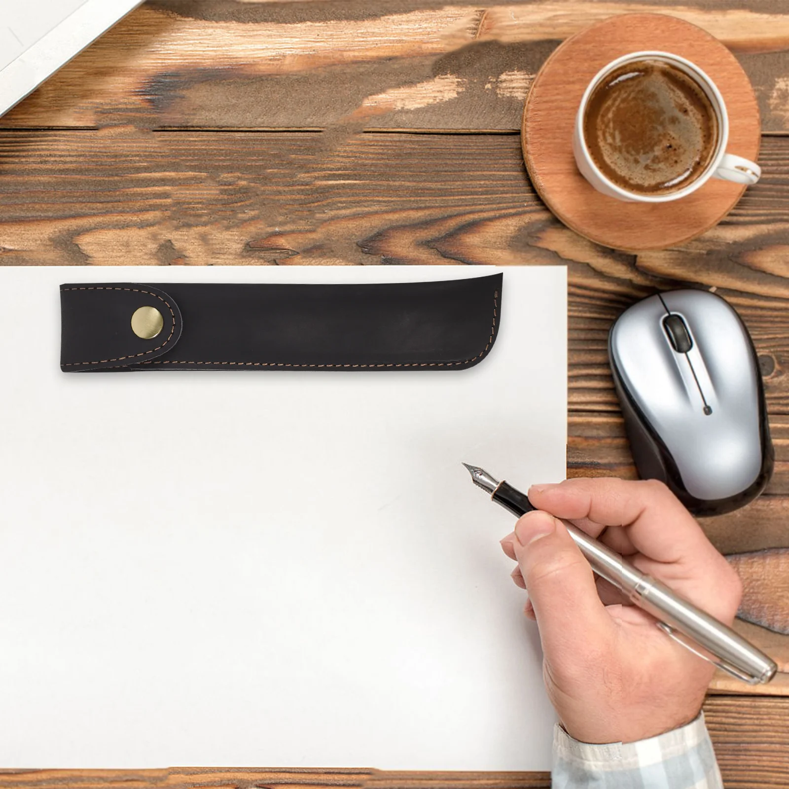 

Pen Case Premium Portable Compact Design for Fountain Ballpoint Pens Protection Sleeve Gift Pouch Storage Bag