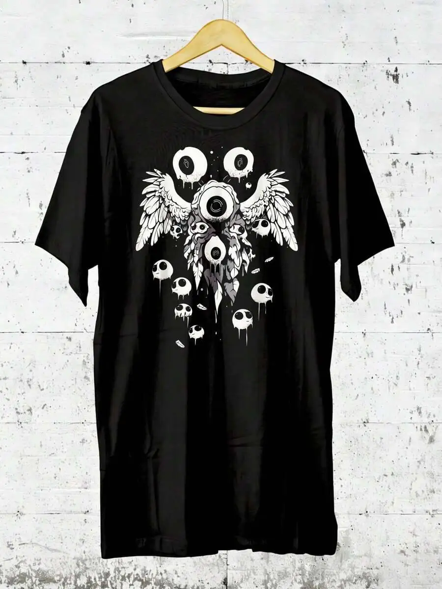 Harajuku Alt Clothing Weirdcore Grunge Punk Emo Creepy T-Shirt, Cotton, Minimalist Men's Graphic Print Short Sleeve 100% Cotton