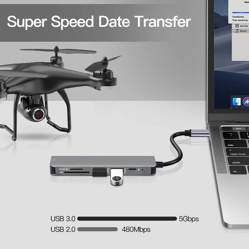 USB C Hub إلى 4K HDMI-متوافق مع USB 3.0 2.0 نوع C PD جهاز شحن لماك بوك باد سامسونج S10 ديكس TV ماوس لوحة المفاتيح U القرص