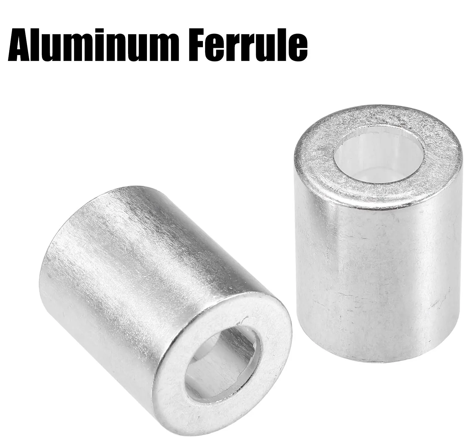 R134A/R12 Aluminum Crimp Ferrule For Auto A/C Air Conditioning Standard/Reduced Barrier Refrigerant Hose Sleeves 5pcs/pack