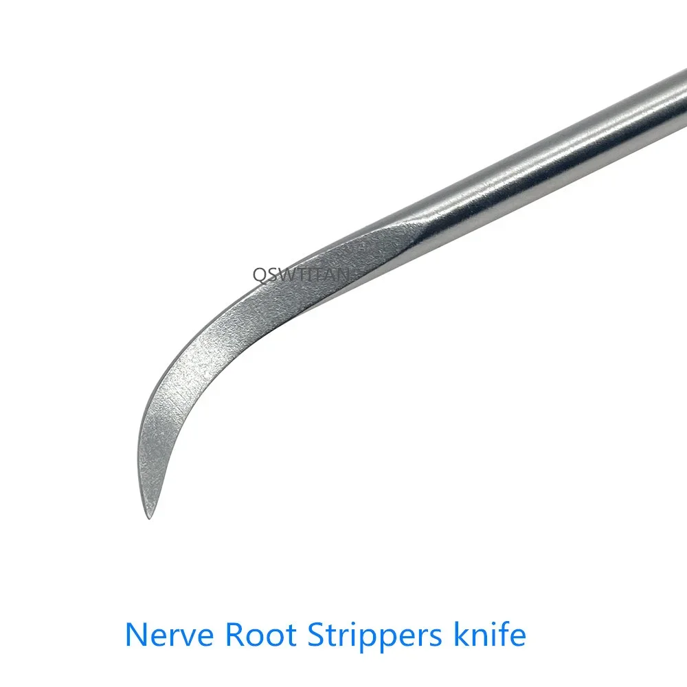 Stainless Steel Dual Channel Nerve Root Strippers knife Nerve Retractor Nerve Stripper Orthopedic Pet Instrument