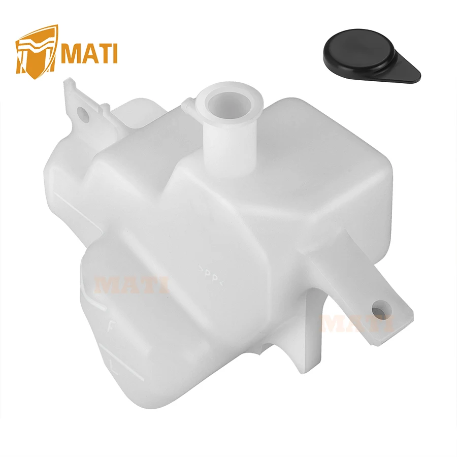 M MATI Coolant Reservoir w/ Cap For Kawasaki ZX636 ZX600 Ninja ZX-6R ZX6-RR 2003-2004 43078-1186