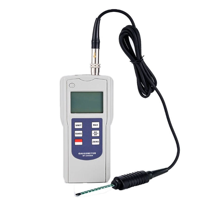 Digital Gauss Meter MT-200DAH 1-400HZ High Precision Tesla Meter 0~2000mT DC AC Magnetic Field Strength Measuring Instrument