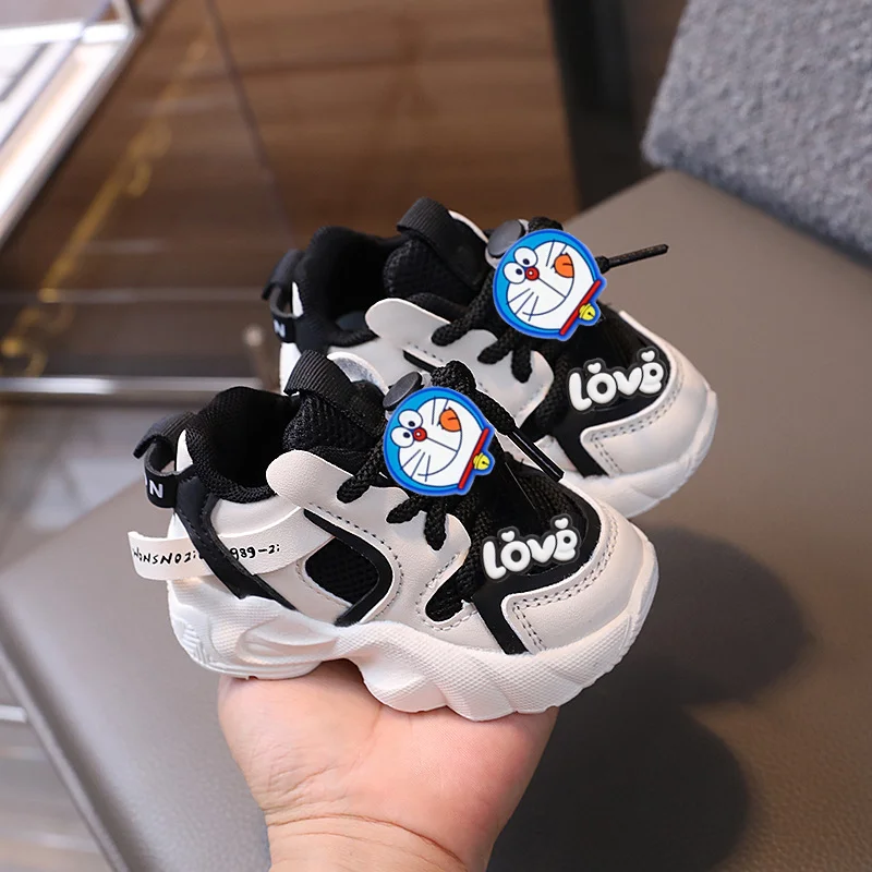 

Baby cuteToddler Shoes Children Boys Girls Breathable Casual Shoes Doraemon Baby Summer Spring and Autumn Running Sports Shoes