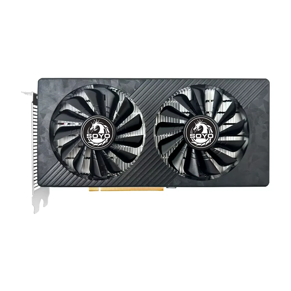 SOYO originale RX590 GME 8 GB RAM 256 bit PCIe 3.0x16 Interfaccia DP DVI compatibile HDMI adatta per console di gioco
