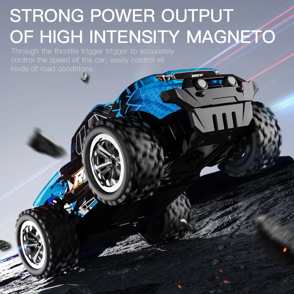 KF24 KF23 1:20 2.4G Model RC Car With LED Light 2WD Off-road Remote Control Climbing Vehicle Outdoor Cars Toys Gifts for Kids