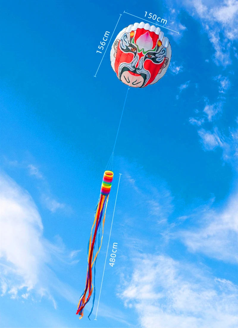 Cerfs-volants en tissu pour adultes, jeu de vol, opéra de Pékin, moulinet Someglider, livraison gratuite