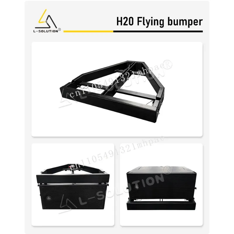 Picture 6: Solution Flight Bumper Large Hardware Load 16 Pieces Dual 10 Active Line Array Speaker System Flight Pole Rigging Frame