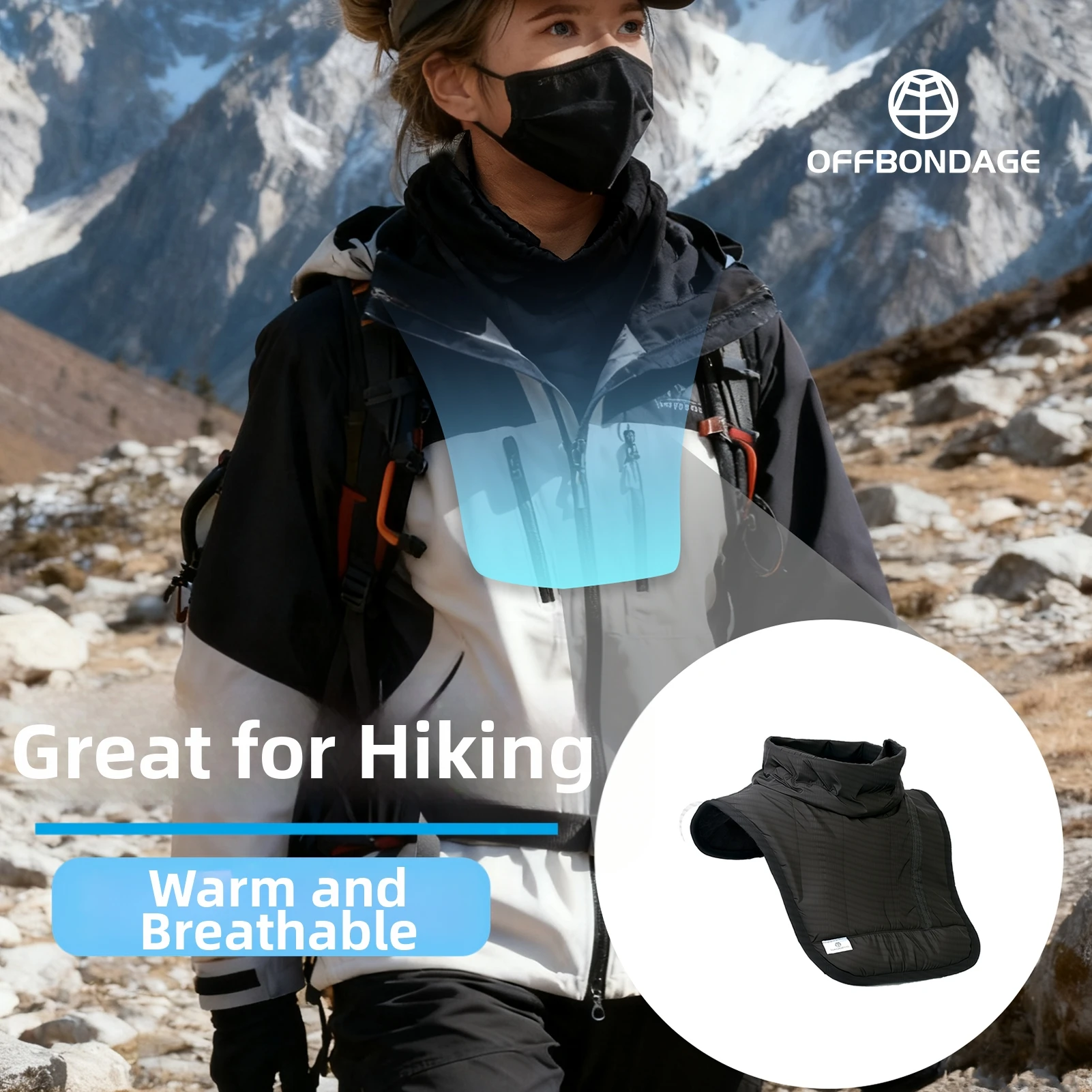 Keeping Warm Neck Scarf Motorcyclist Rider Chest Neck Protector Windproof Warmer Scarf  Motorcycle Winter Thermal Collar