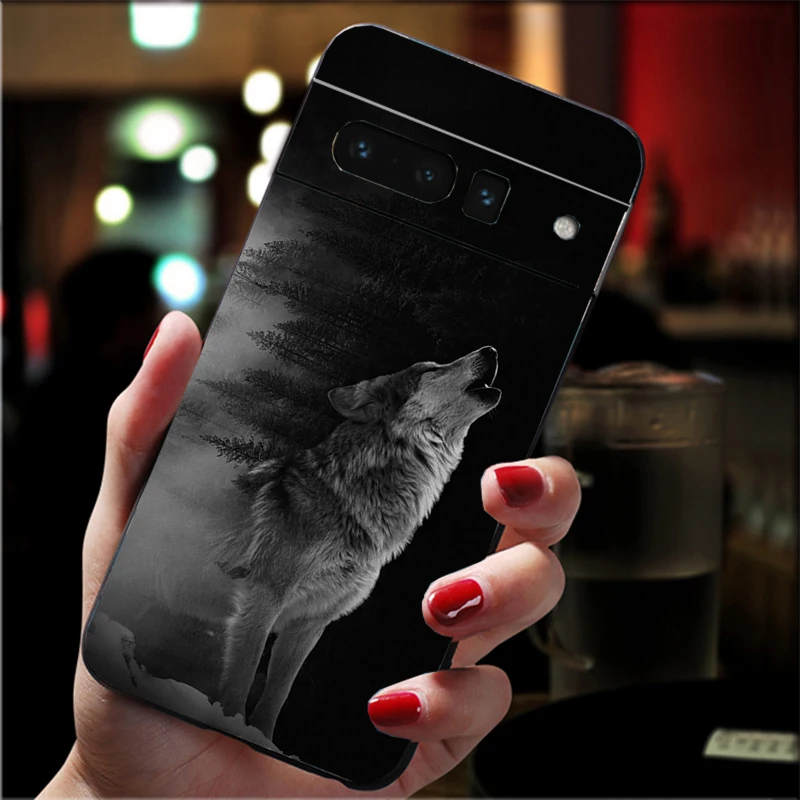 

Phone Case For Google Pixel 10 9 Pro XL 9A 8 7 6 Pro Pixel 8A 7A 6A Pixel 8 7 6 5 Animal Wolf