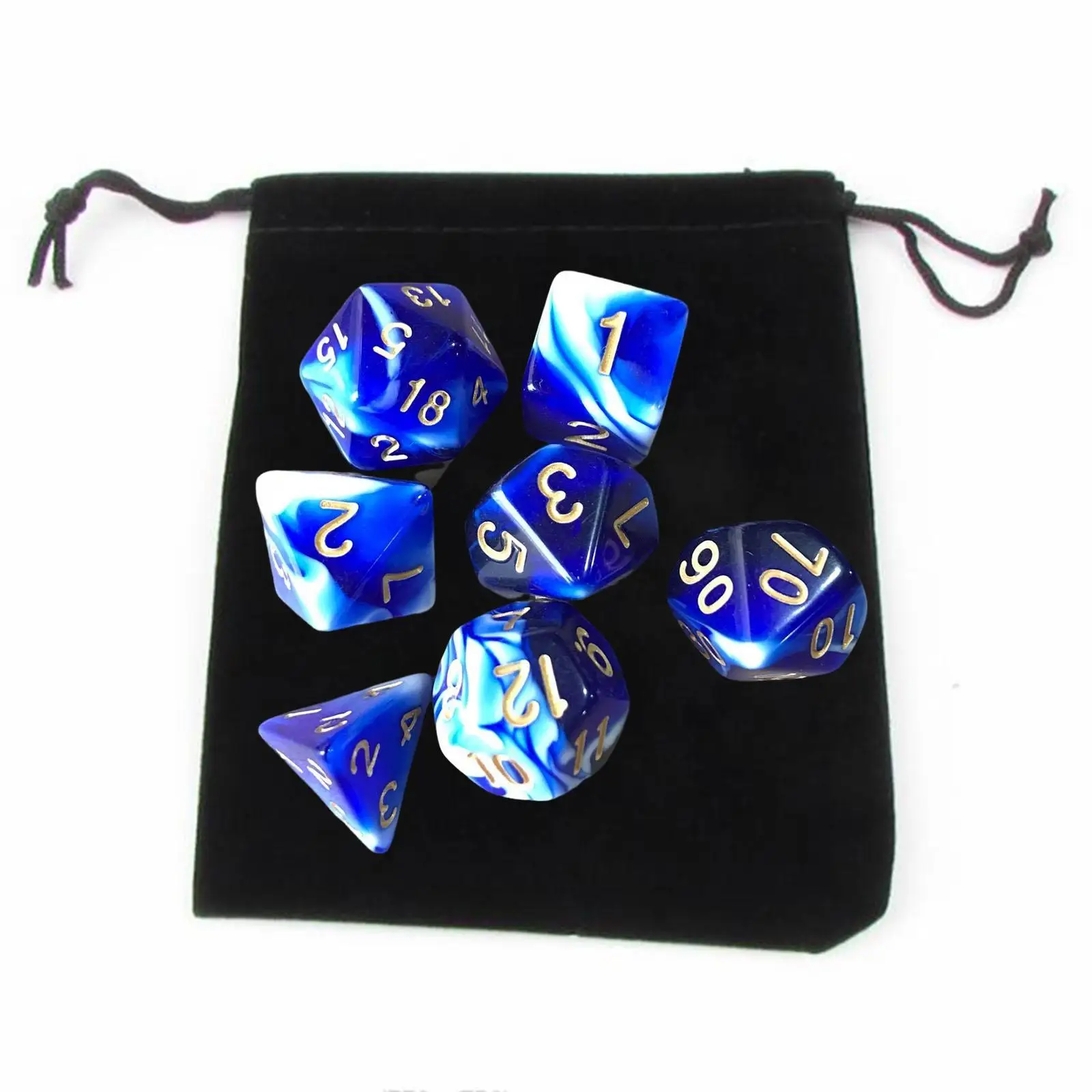 

Large Number Polyhedral Dices Set Acrylic Dice for Gaming Board Classroom Role Playing Math Activities