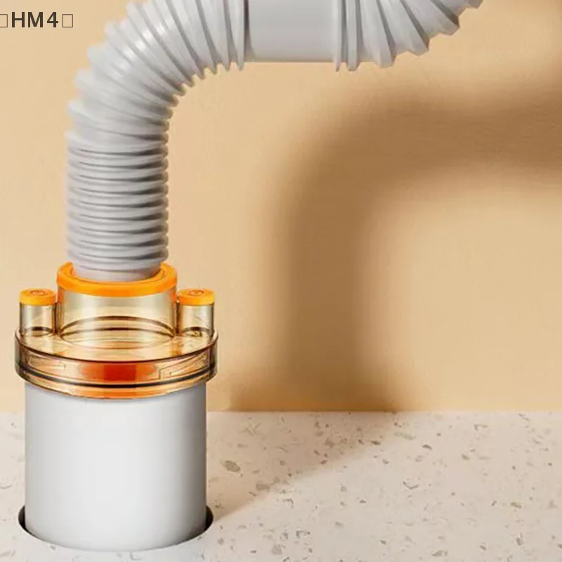 Anti Odor Filter Core Deodorant Sewer Pipe Sealing Ring TEE Connector