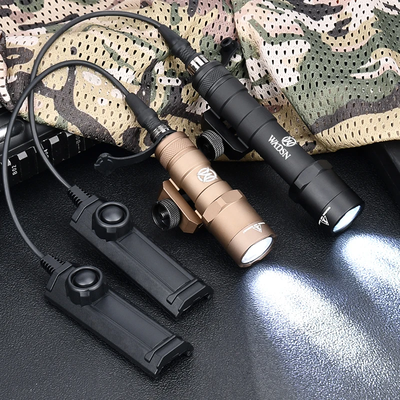 Wadsn m600 m600b leistungs starke taktische Taschenlampe mit Doppel funktions schalter m300b Gewehr pistole Jagd waffe Scout Taschenlampe fit 20mm Schiene