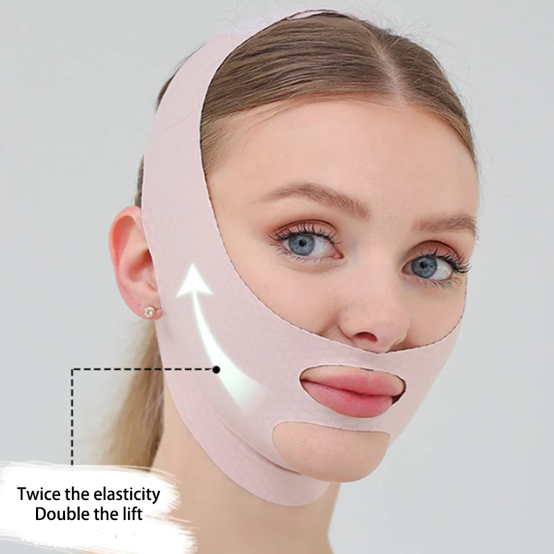 Women Chin Cheek Lift Up Belt Face Bandage V Line Face Strap Skin Beauty Tools Face Lifting Strap Face Slimming Tool