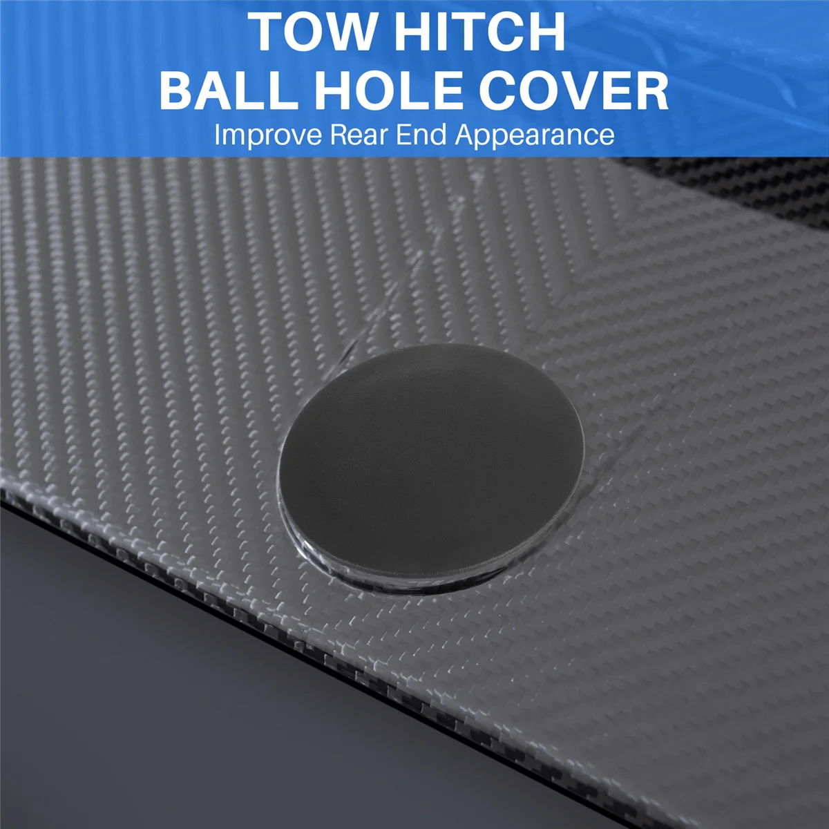 Superior-For Dodge Ram 2003-2021 Tow Hitch Ball Hole Cover Trailer Hitch Plug Rear Bumper 68495076AA 55077311AC