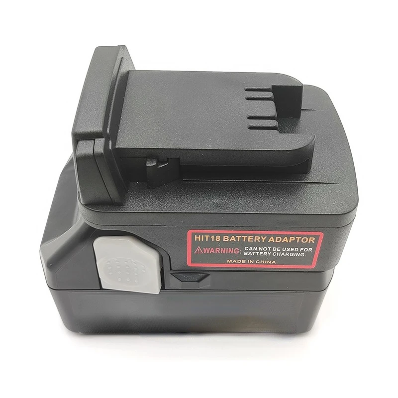 อะแดปเตอร์แปลงสำหรับ Hitachi/Hikoki 18V Li-Ion แบตเตอรี่แปลงสำหรับ Milwaukee 18V Baterai Litium กำลังไฟฟ้าเครื่องมือ