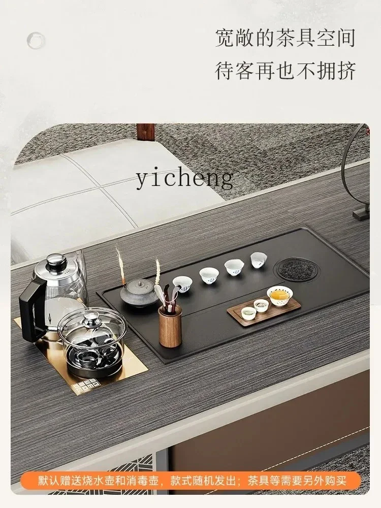 a4- Office Chinese Style Tea Table Household Coffee Table Light Luxury Reception Kung Fu Tea Table And Chair Combination