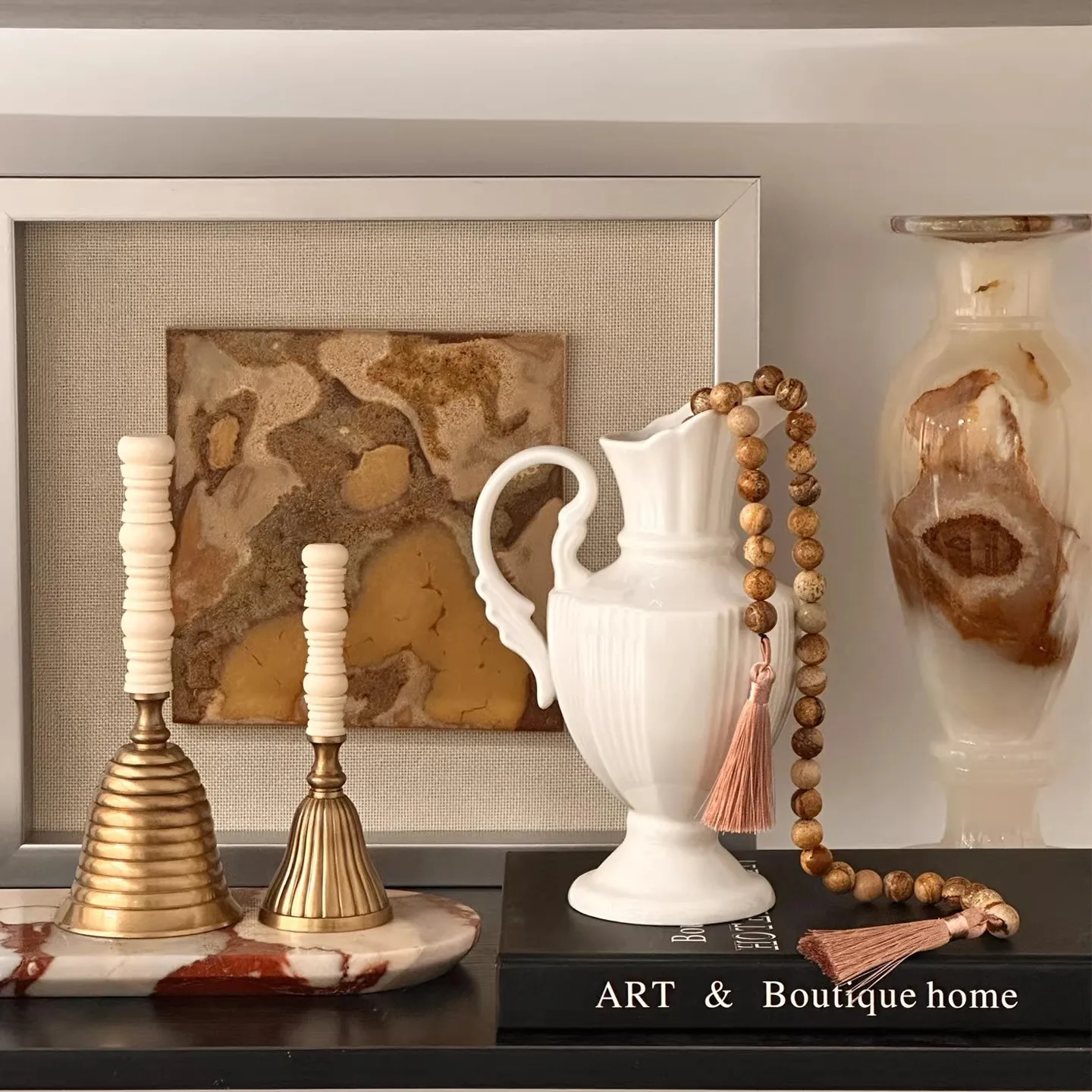Vase bookcase, study display decoration group ornament, study table decoration ornament