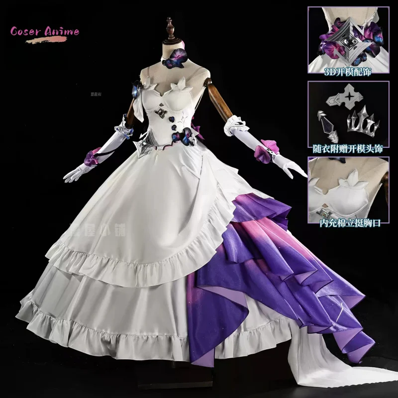 Game Honkai Impact 3 Kiana Cosplay Costume Uniform Halloween Carnival Party Christmas Play Role Clothes Clothing