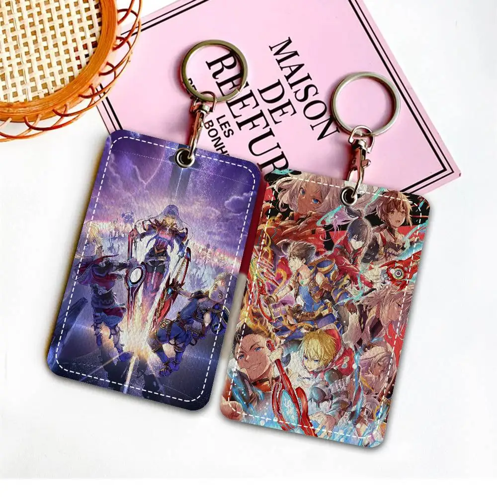 أنيمي زينوبليد سجلات مكتب التموين الرجال والنساء بطاقة الائتمان Keyrings بطاقة الطالب حامل بطاقات التعريف الشخصية بطاقة حامل الاعتماد